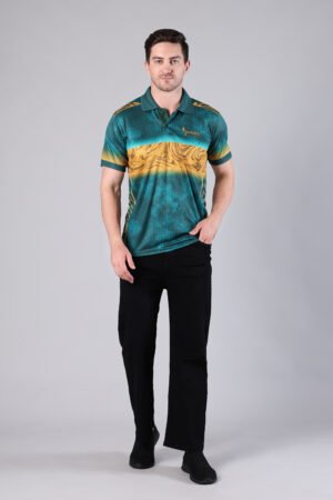 Men’s Dotnit Fabric Polo T-Shirt