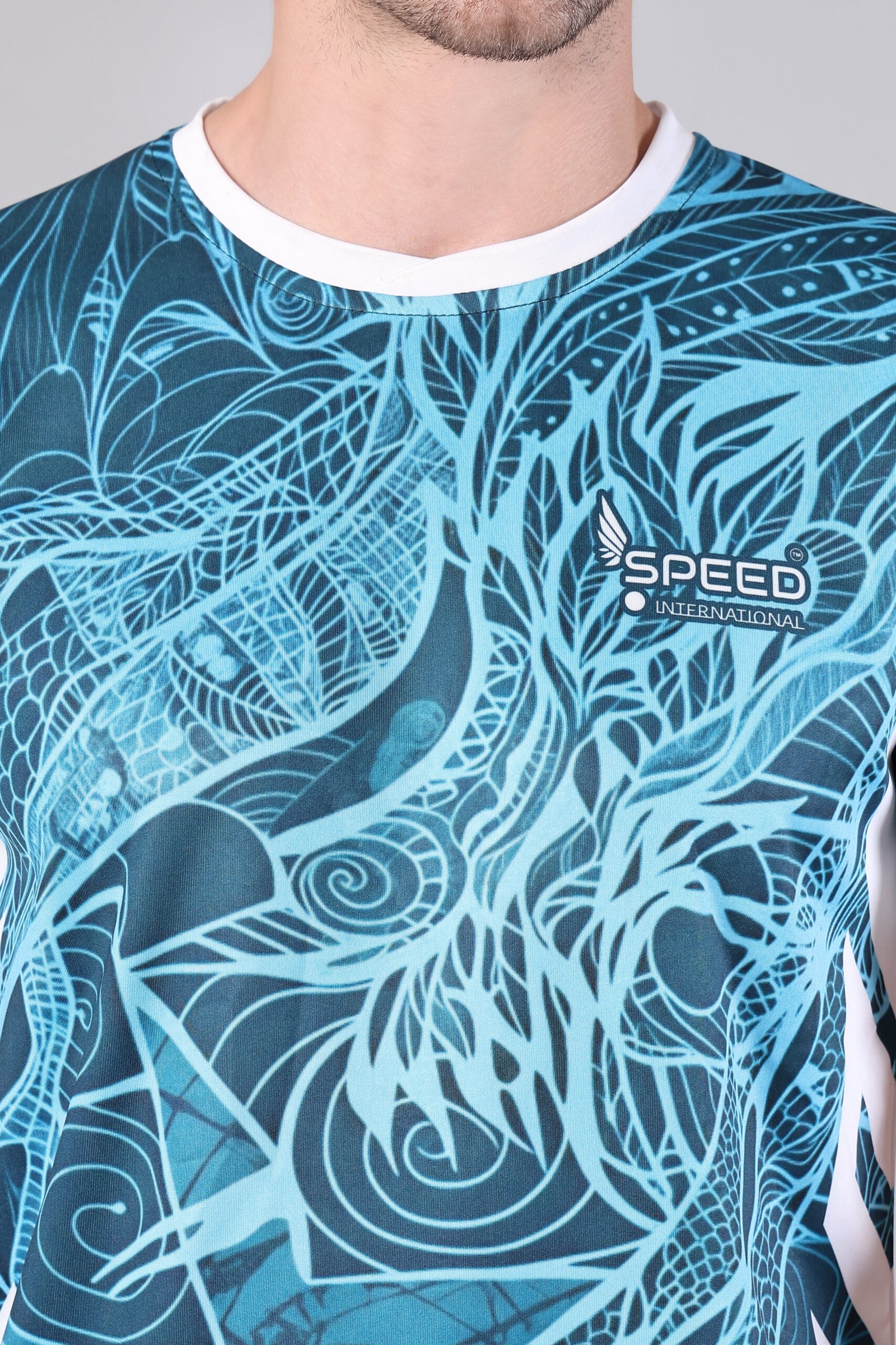 Men’s Volleyball & Football Playing Dress – PMC Dry Fit Premium Sportswear Blue - Image 3